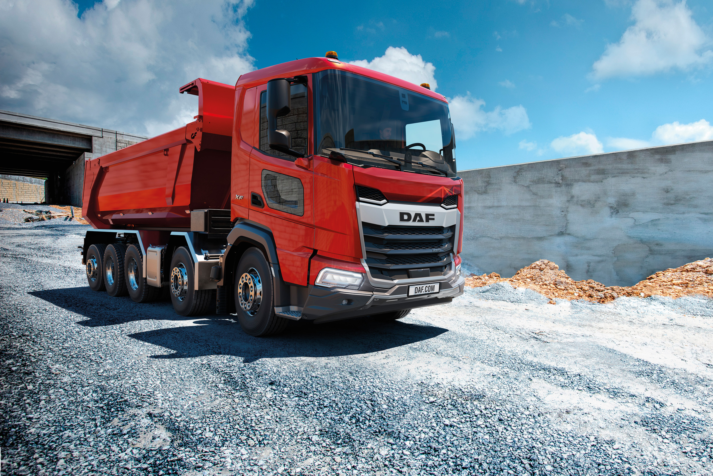 Da Agustoni Trucks, DAF amplia la gamma con il telaio 10×4 costruito in fabbrica
