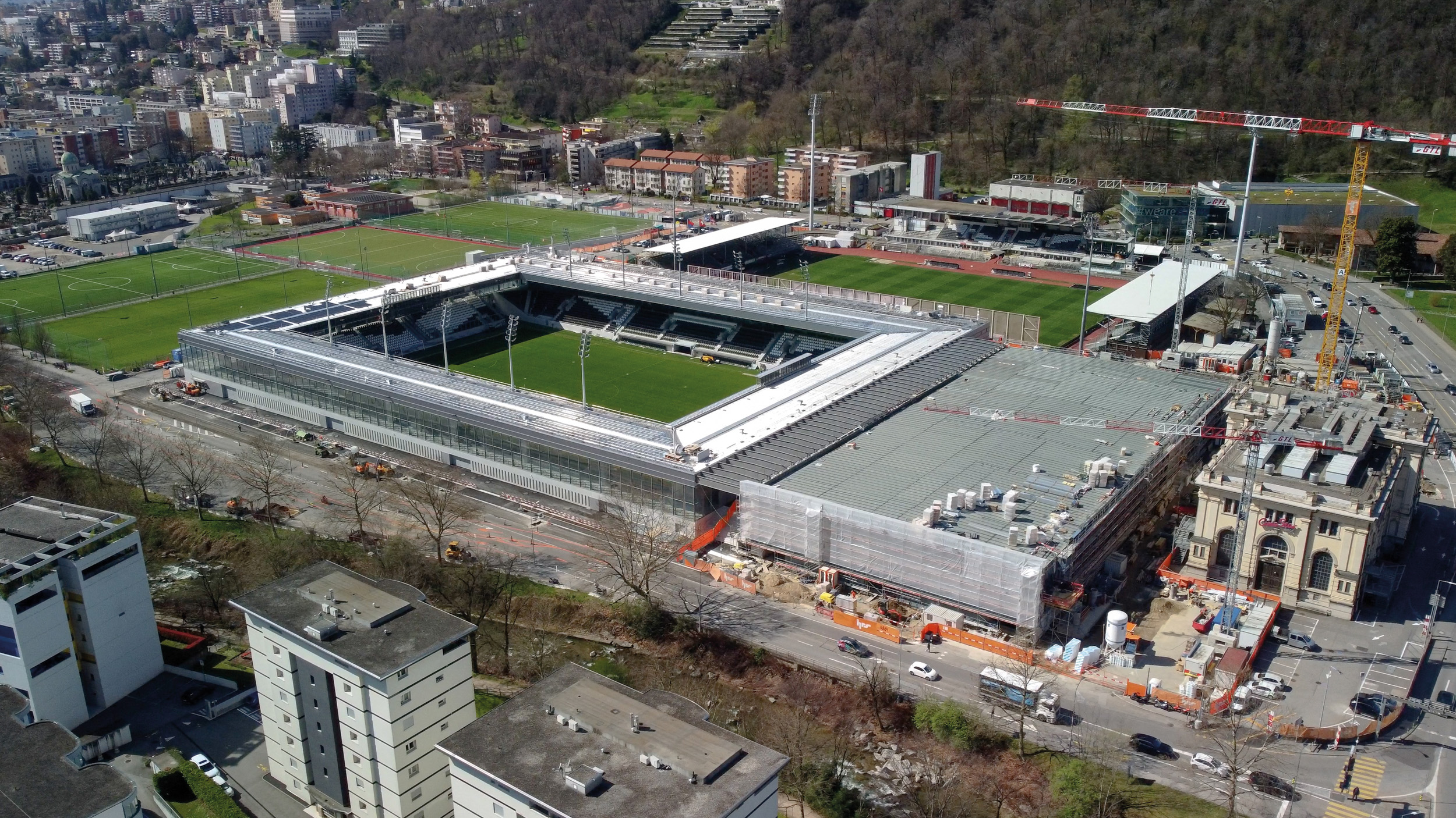 Il Polo Sportivo, fulcro della trasformazione urbana di Cornaredo
